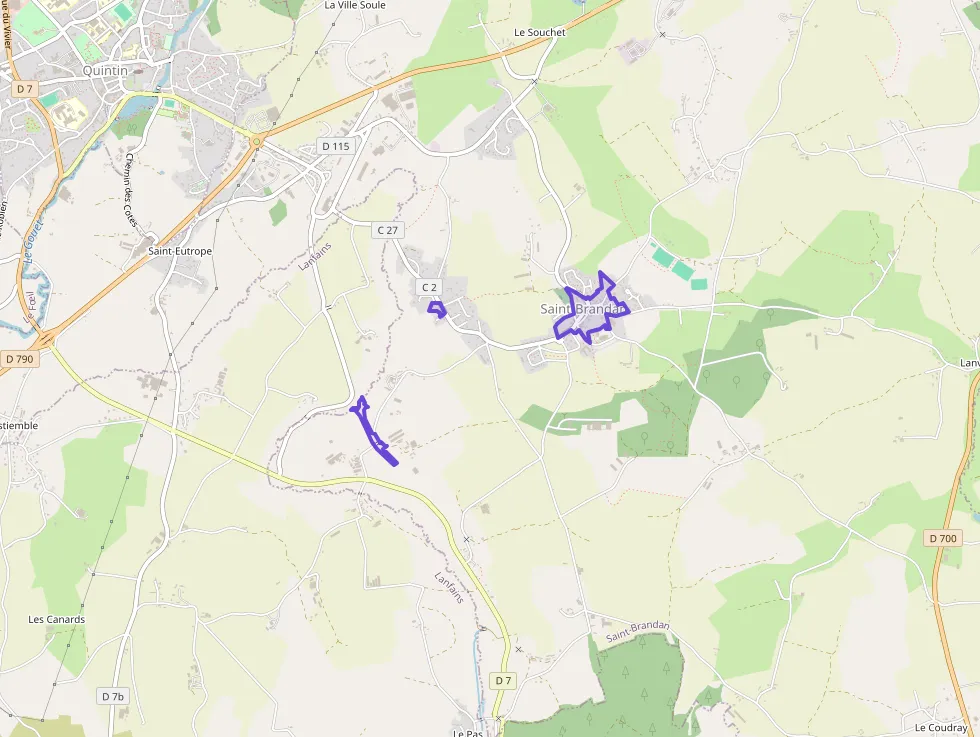 Appartement 72 m² trois pièces à vendre à Saint-Brandan