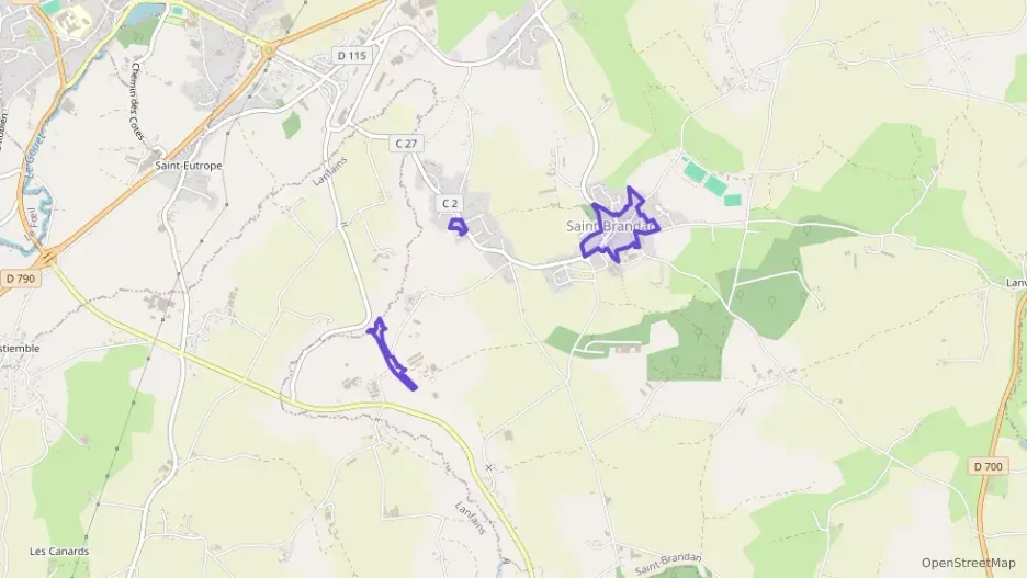 Appartement 72 m² trois pièces à vendre à Saint-Brandan Appartement 72 m² trois pièces à vendre à Saint-Brandan