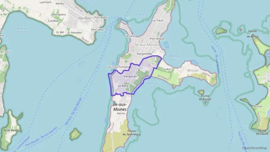 Appartement 46 m² trois pièces à vendre à Île-aux-Moines Appartement 46 m² trois pièces à vendre à Île-aux-Moines