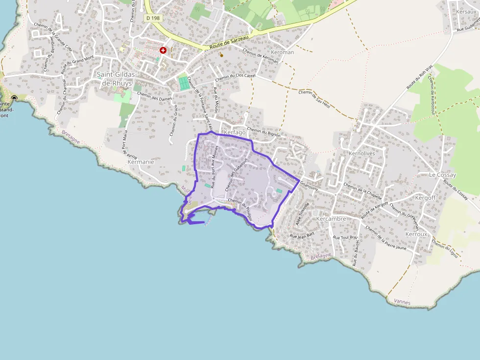 Appartement 44 m² trois pièces à vendre à Saint-Gildas-de-Rhuys