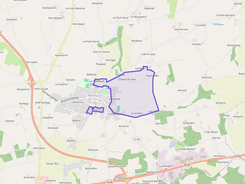 Appartement 25 m² deux pieces à vendre à Moréac