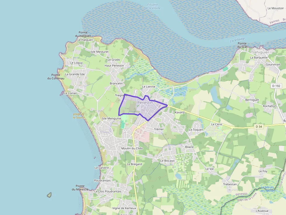 Appartement 56 m² trois pièces à vendre à Pénestin