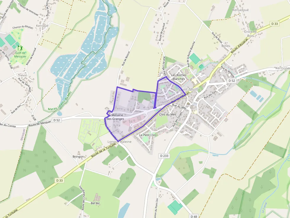 Appartement 50 m² trois pièces à vendre à Saint-Molf