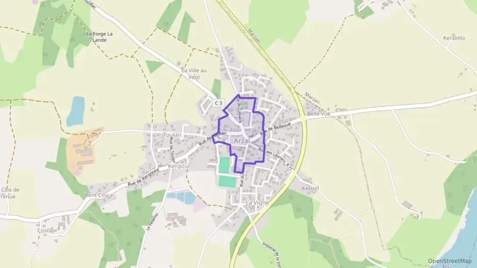 Appartement 23 m² une piece à vendre à Arzal Appartement 23 m² une piece à vendre à Arzal