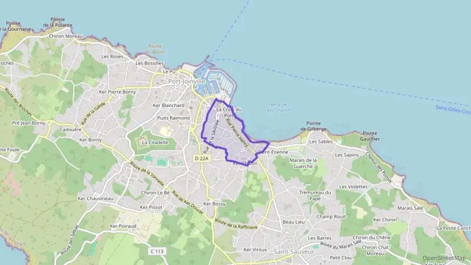 Appartement 43 m² trois pièces à vendre à L`Île-d`Yeu