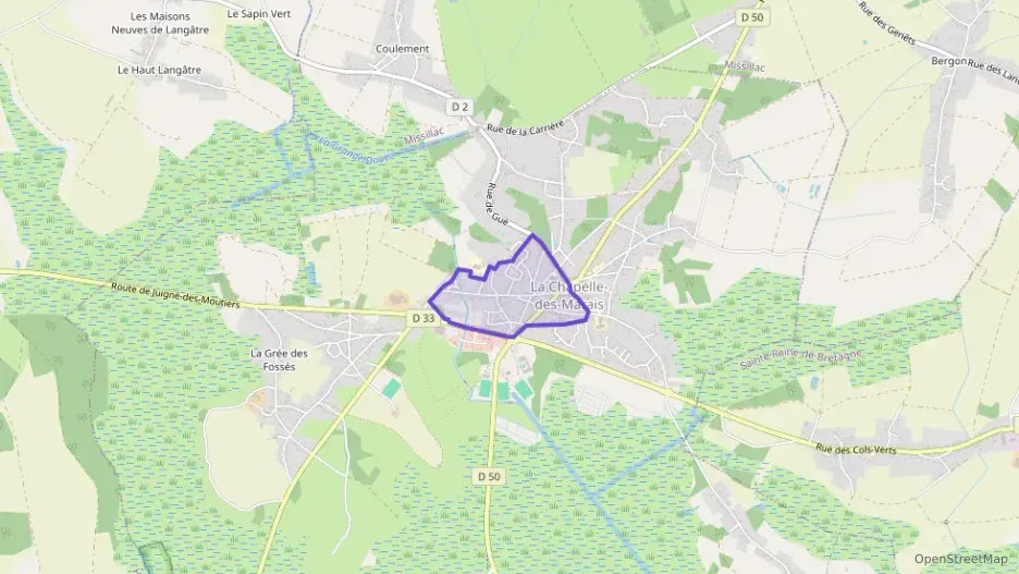 Appartement 62 m² trois pièces à vendre à La Chapelle-des-Marais