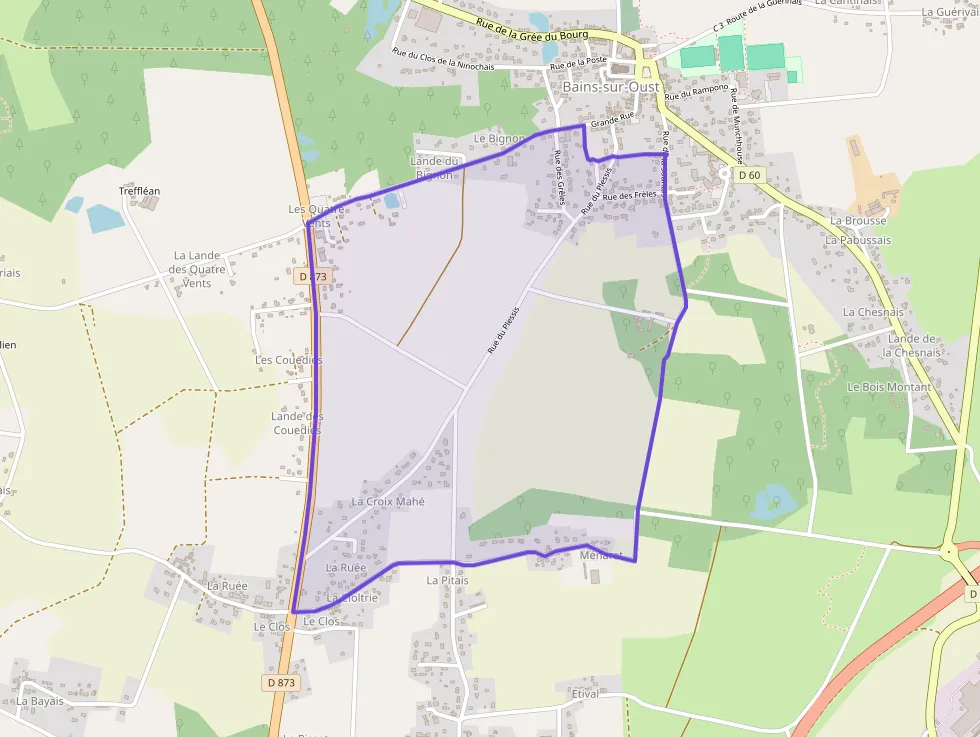 Appartement 28 m² deux pieces à vendre à Bains-sur-Oust