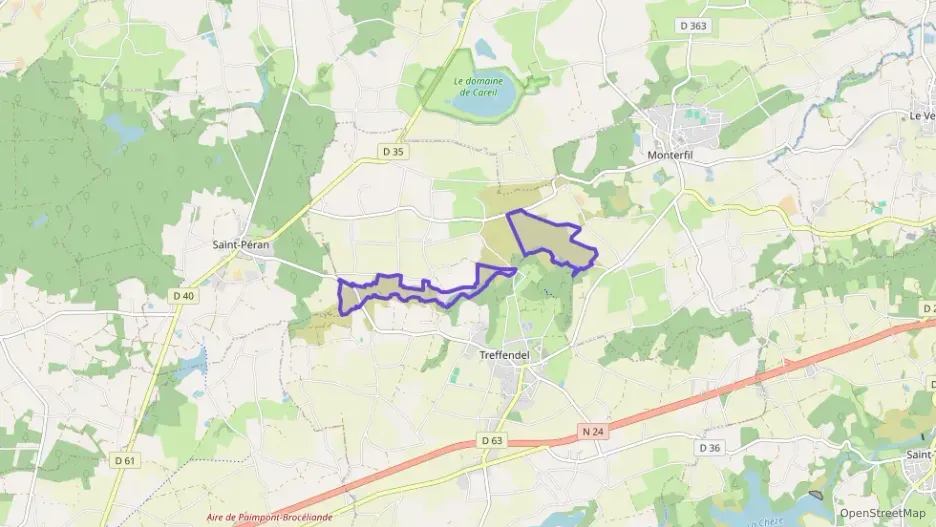 Appartement 61 m² trois pièces à vendre à Monterfil