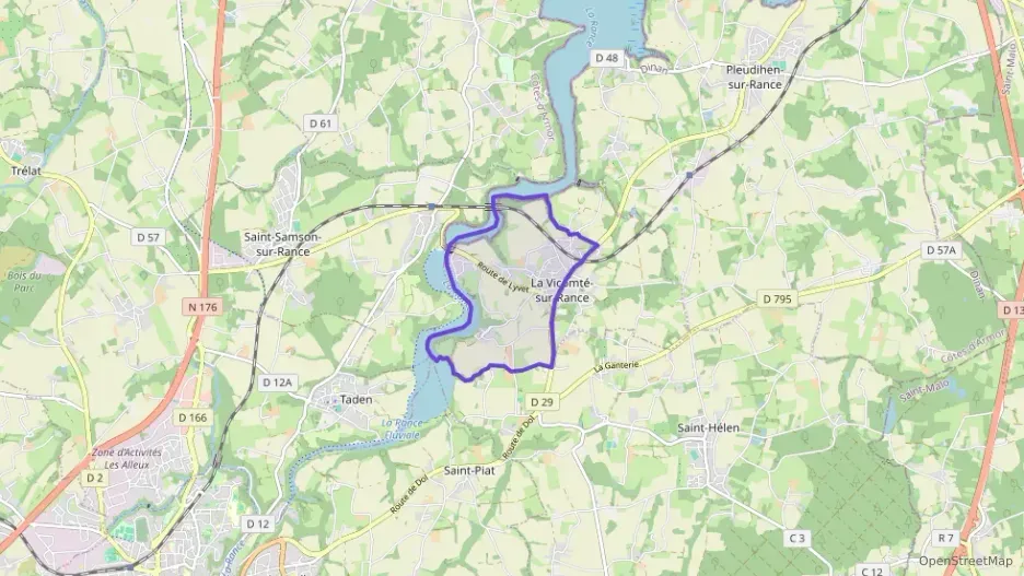 Appartement 49 m² trois pièces à vendre à La Vicomté-sur-Rance