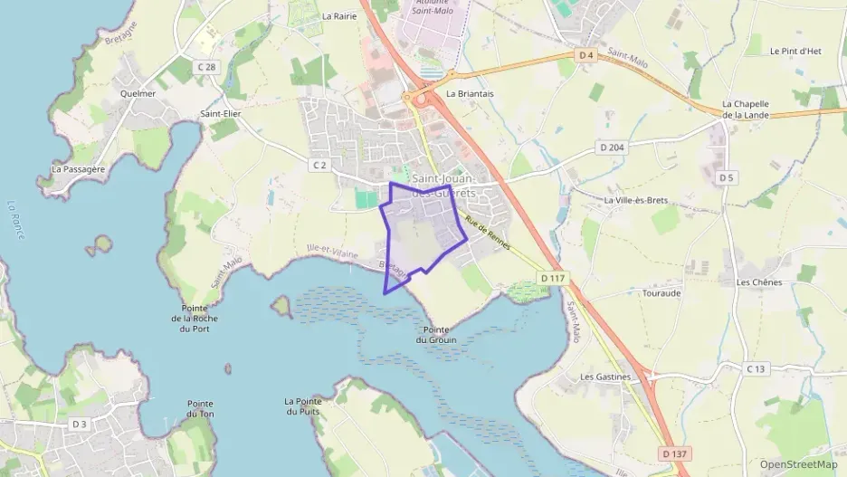 Appartement 43 m² deux pieces à vendre à Saint-Jouan-des-Guérets