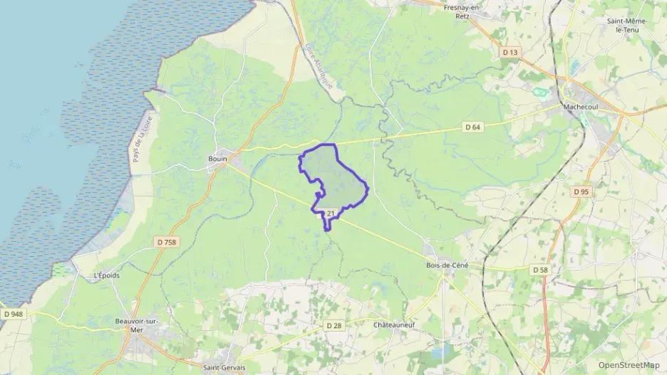 Appartement 107 m² quatre pièces à vendre à Bois-de-Céné