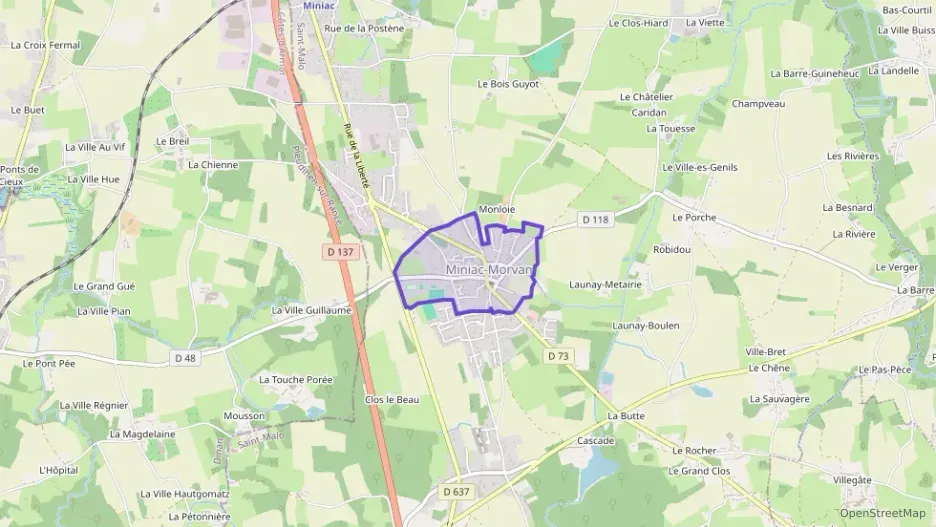 Appartement 57 m² deux pieces à vendre à Miniac-Morvan Appartement 57 m² deux pieces à vendre à Miniac-Morvan