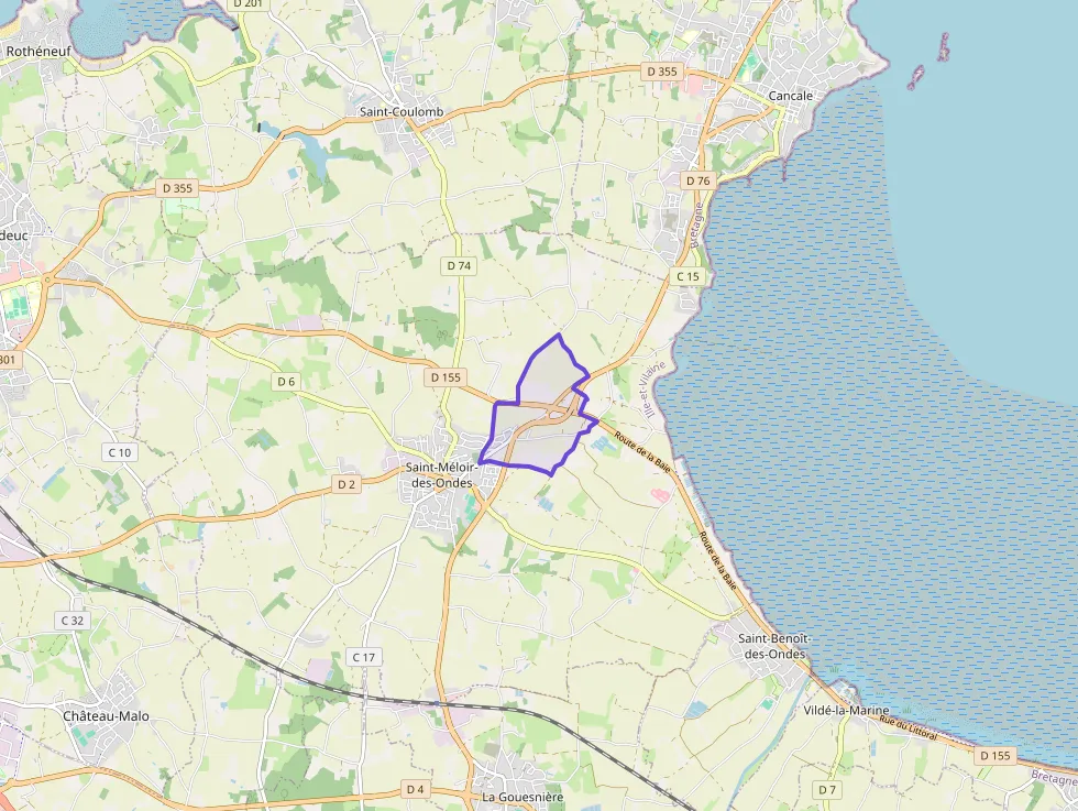 Appartement de trois pièces 56 m² à vendre  à Saint-Méloir-des-Ondes