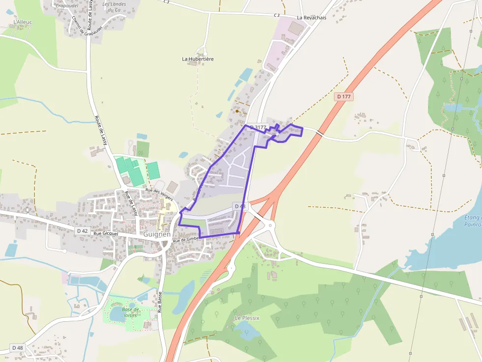 Appartement 53 m² deux pieces à vendre à Guignen