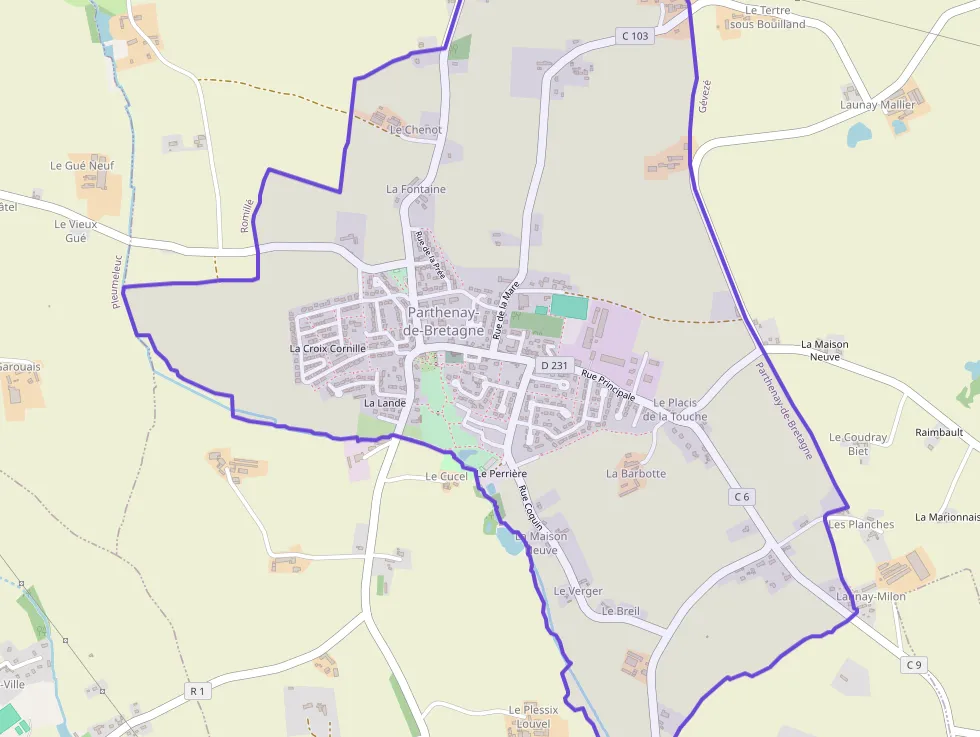 Appartement 63 m² trois pièces à vendre à Parthenay-de-Bretagne