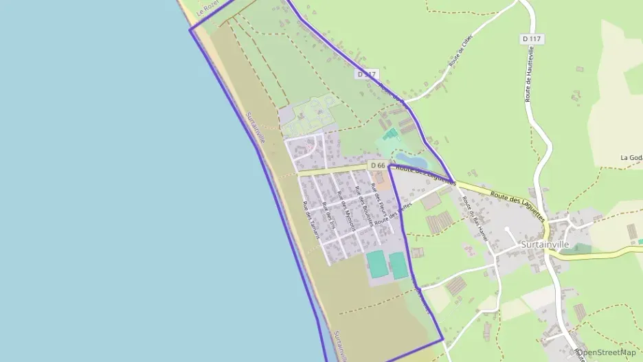 Appartement 50 m² trois pièces à vendre à Surtainville Appartement 50 m² trois pièces à vendre à Surtainville