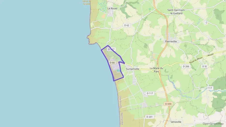 Appartement 50 m² trois pièces à vendre à Surtainville Appartement 50 m² trois pièces à vendre à Surtainville