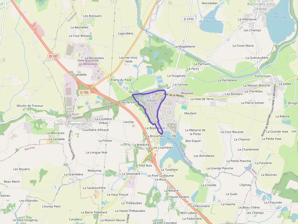 Appartement de trois pièces 65 m² à vendre à Hédé-Bazouges Appartement de trois pièces 65 m² à vendre à Hédé-Bazouges