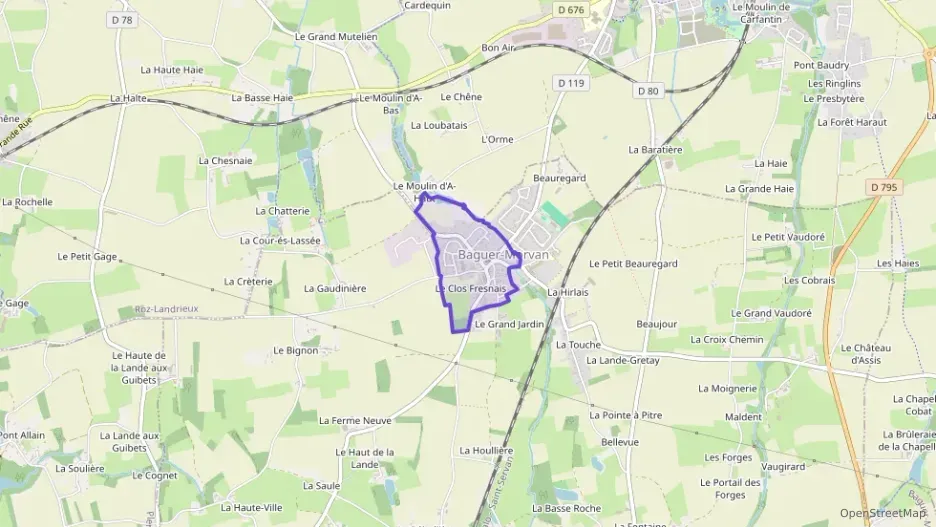 Appartement 61 m² deux pieces à vendre à Baguer-Morvan