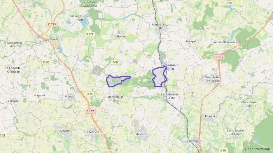 Appartement 70 m² trois pièces à vendre à Saint-Médard-sur-Ille