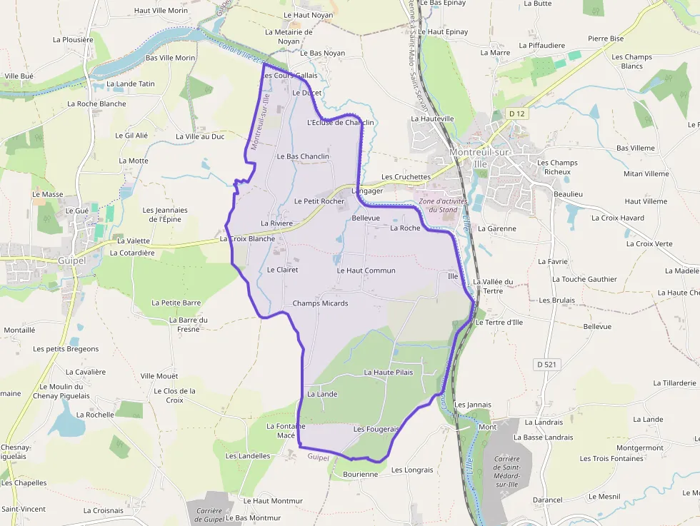 Appartement 57 m² deux pieces à vendre à Montreuil-sur-Ille