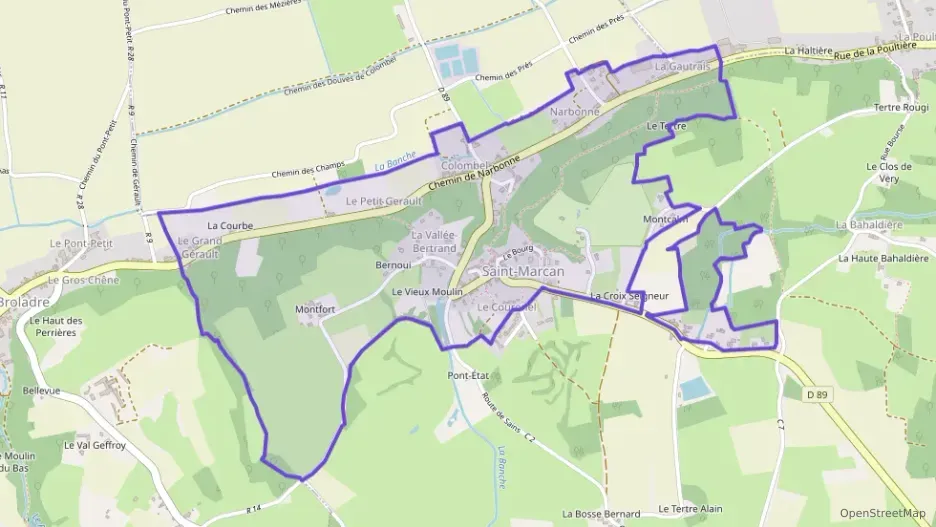 Appartement 70 m² trois pièces à vendre à Saint-Marcan