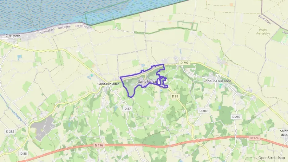 Appartement 70 m² trois pièces à vendre à Saint-Marcan