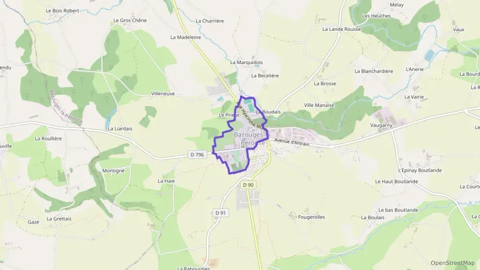 Appartement 60 m² deux pieces à vendre à Bazouges-la-Pérouse