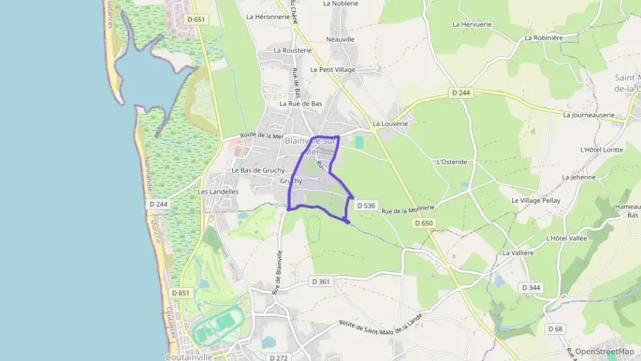 Appartement 52 m² trois pièces à vendre à Blainville-sur-Mer