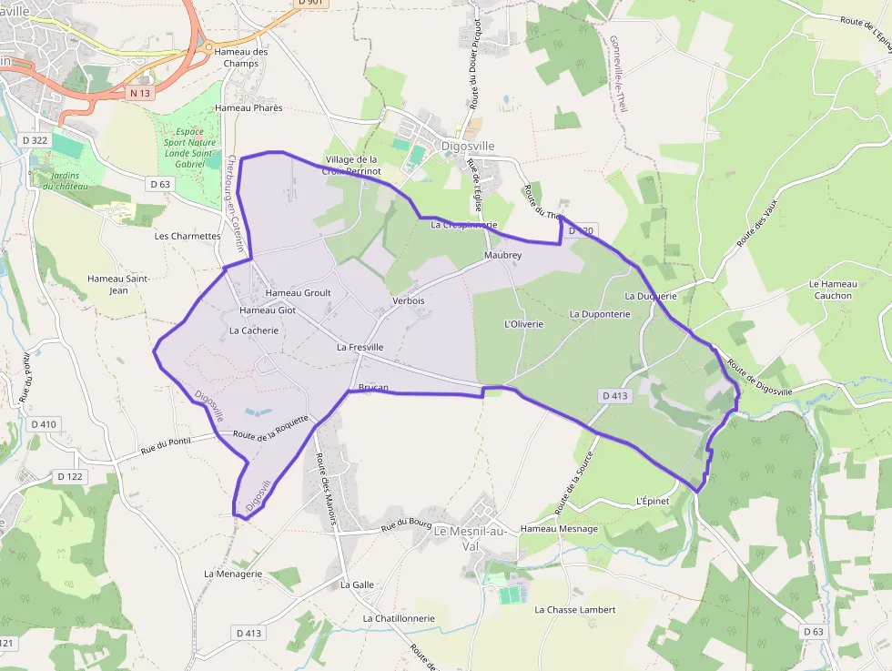 Appartement 70 m² trois pièces à vendre à Digosville