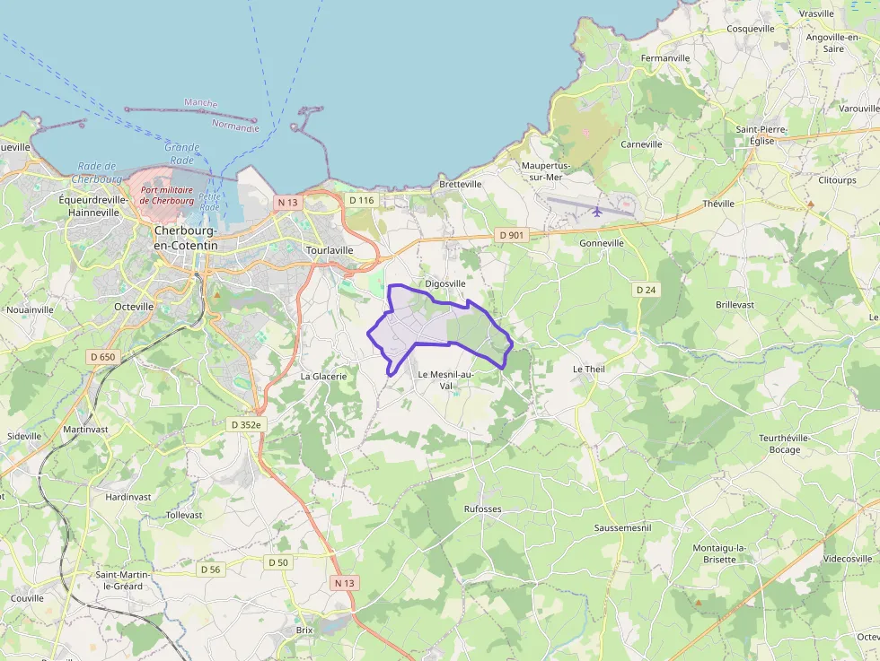 Appartement 70 m² trois pièces à vendre à Digosville