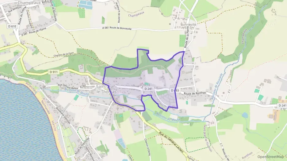 Appartement 25 m² une piece à vendre à Saint-Jean-le-Thomas Appartement 25 m² une piece à vendre à Saint-Jean-le-Thomas