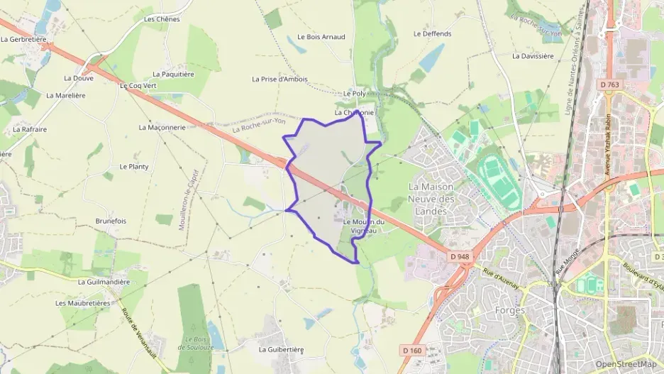 Appartement 43 m² une piece à vendre à Mouilleron-le-Captif