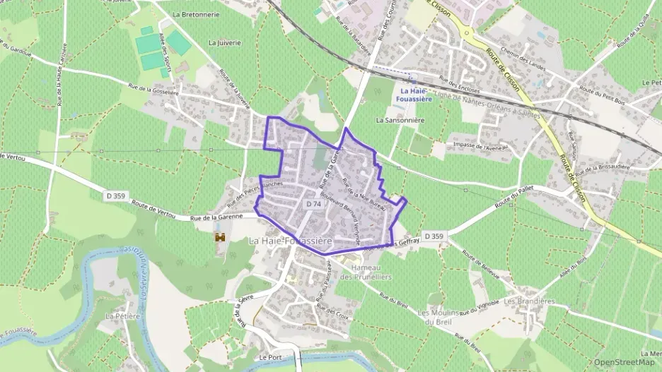 Appartement 50 m² trois pièces à vendre à La Haie-Fouassière