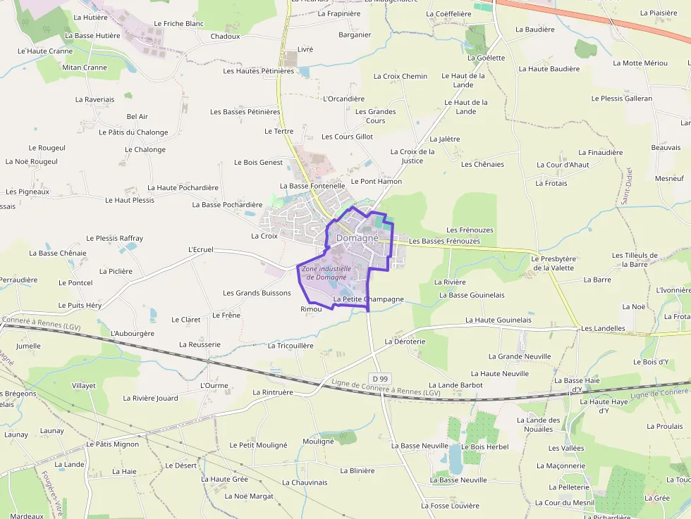 Appartement 47 m² trois pièces à vendre à Domagné