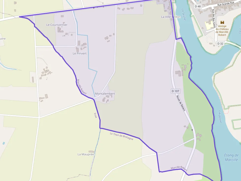 Appartement 33 m² une piece à vendre à Marcillé-Robert