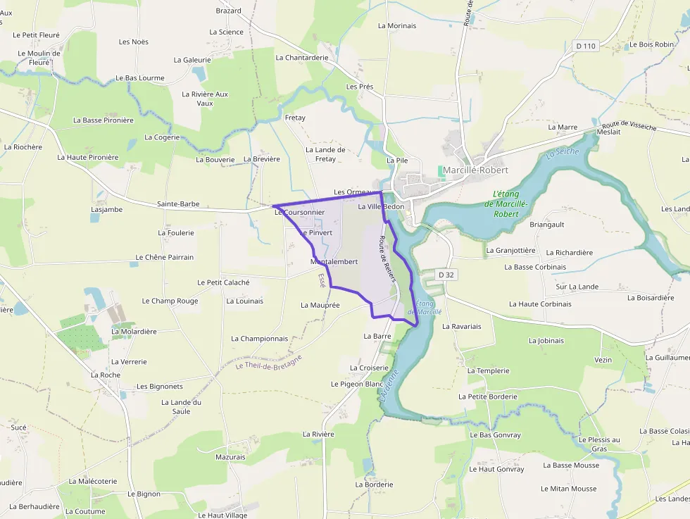 Appartement 33 m² une piece à vendre à Marcillé-Robert