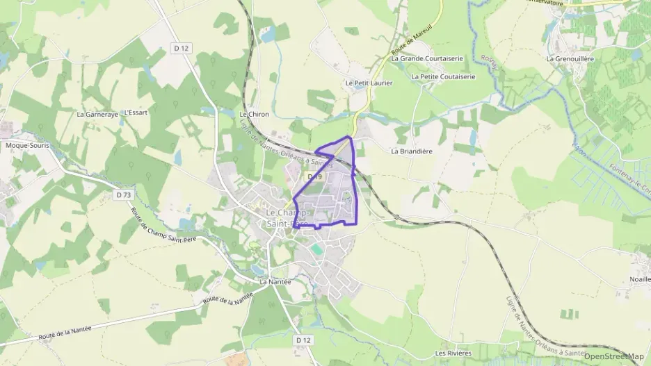 Appartement 60 m² trois pièces à vendre à Le Champ-Saint-Père