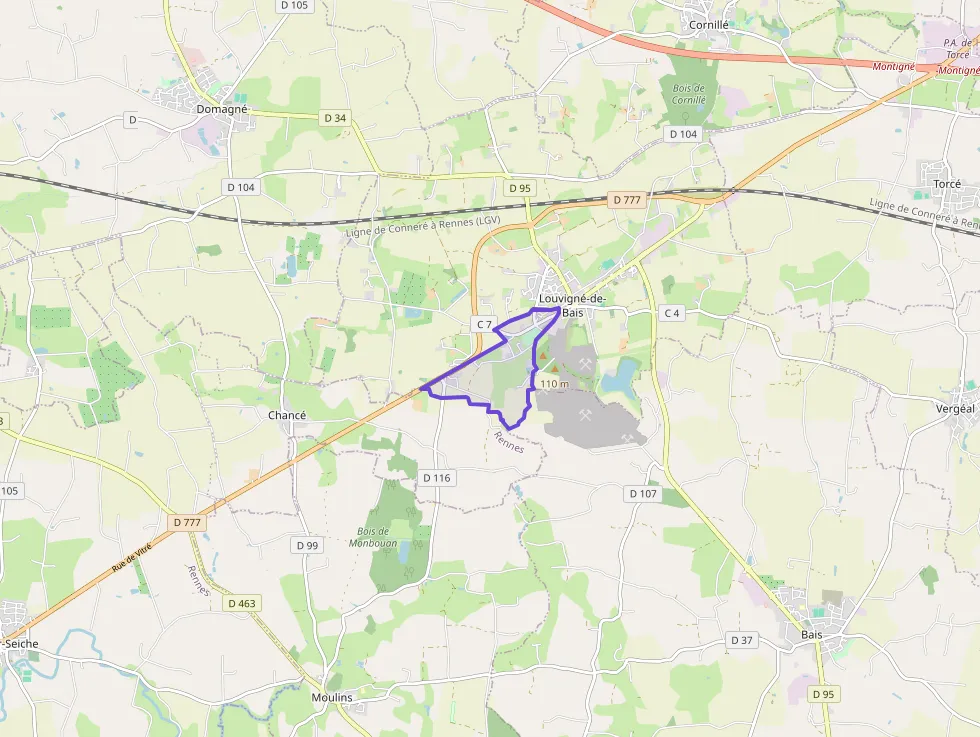 Appartement 52 m² deux pieces à vendre à Louvigné-de-Bais