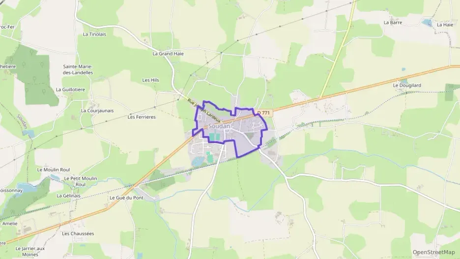 Appartement 60 m² trois pièces à vendre à Soudan Appartement 60 m² trois pièces à vendre à Soudan