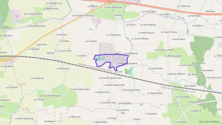 Appartement 72 m² trois pièces à vendre à Torcé