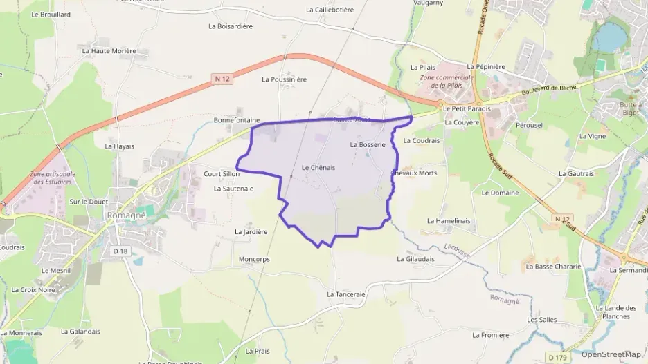 Appartement 70 m² trois pièces à vendre à Romagné Appartement 70 m² trois pièces à vendre à Romagné