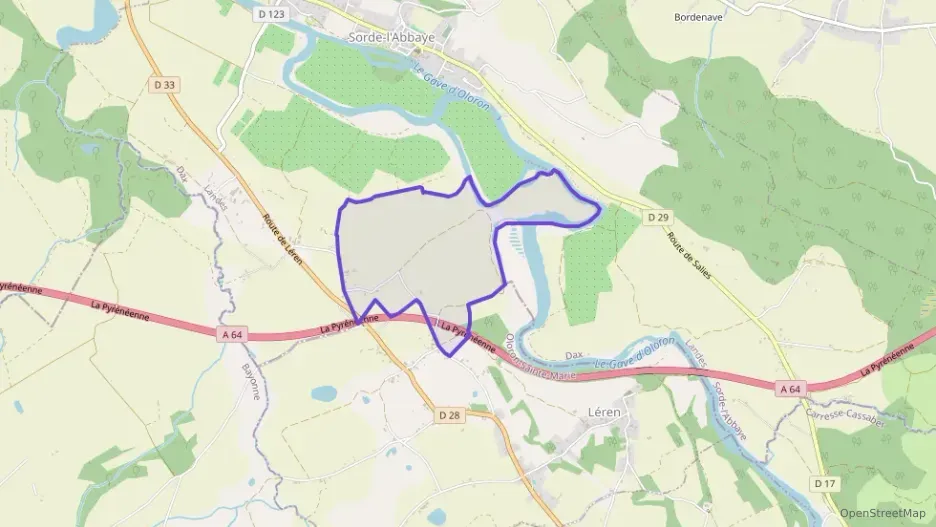 Appartement 86 m² trois pièces à vendre à Sorde-l`Abbaye