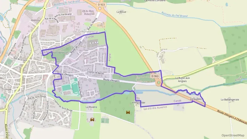 Appartement 40 m² deux pieces à vendre à Candé Appartement 40 m² deux pieces à vendre à Candé