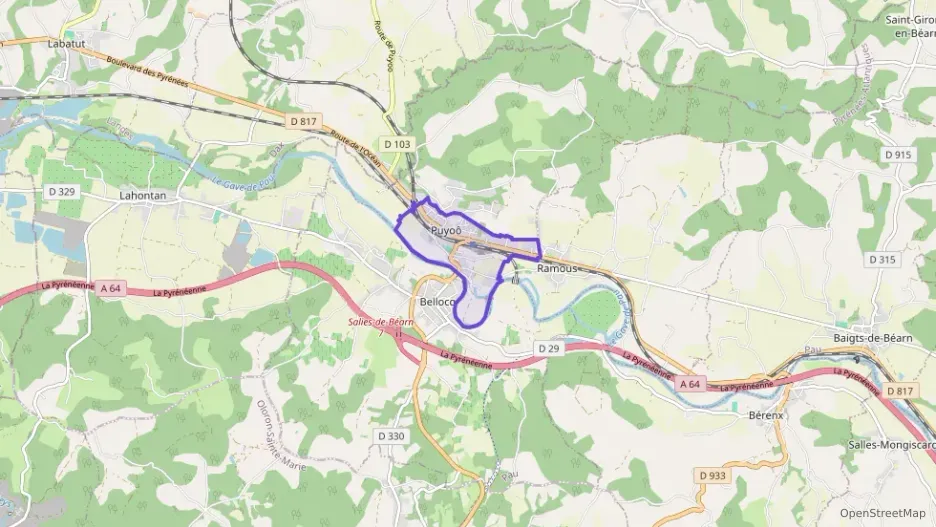 Appartement 68 m² trois pièces à vendre à Puyoô Appartement 68 m² trois pièces à vendre à Puyoô