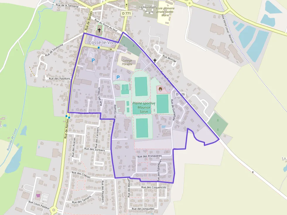 Appartement 65 m² trois pièces à vendre à Cossé-le-Vivien