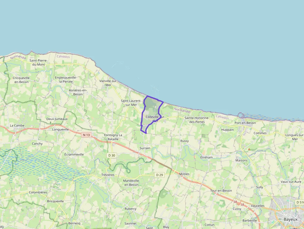 Appartement 43 m² trois pièces à vendre à Colleville-sur-Mer