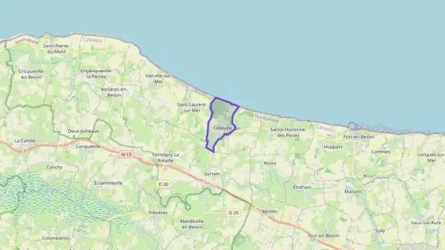 Appartement 43 m² trois pièces à vendre à Colleville-sur-Mer