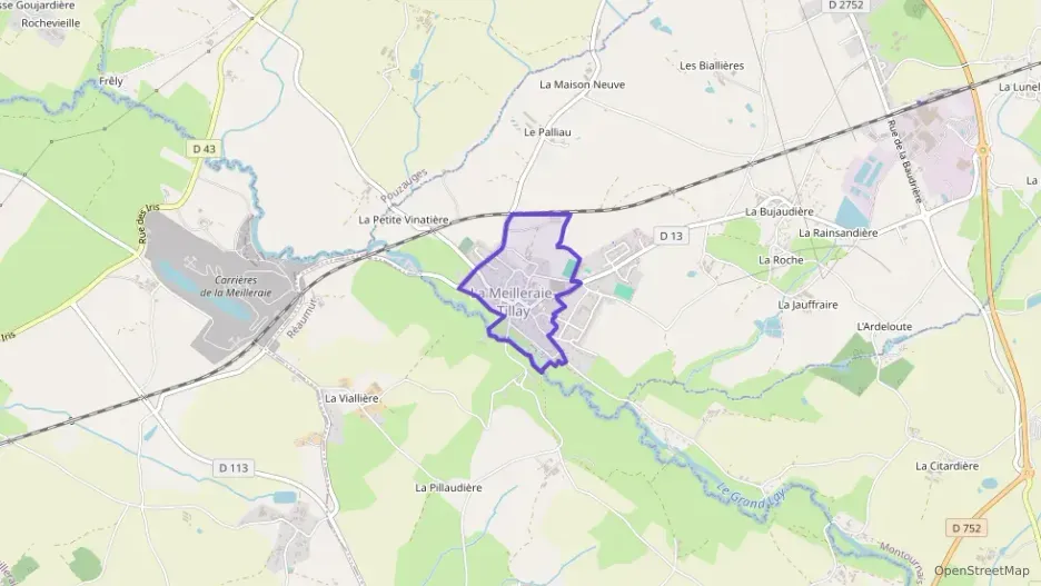 Appartement 42 m² trois pièces à vendre à La Meilleraie-Tillay