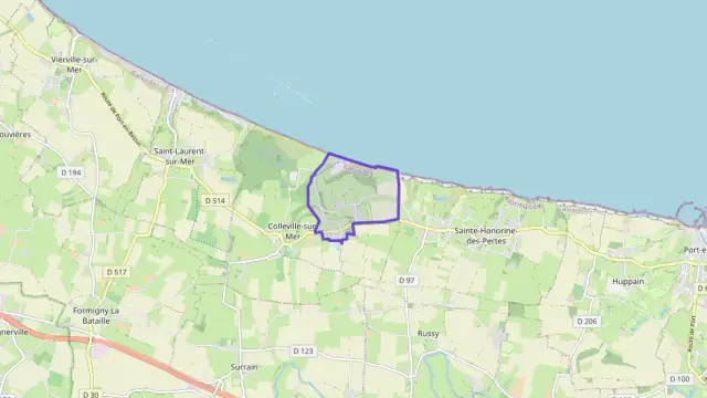 Appartement 30 m² deux pieces à vendre à Colleville-sur-Mer